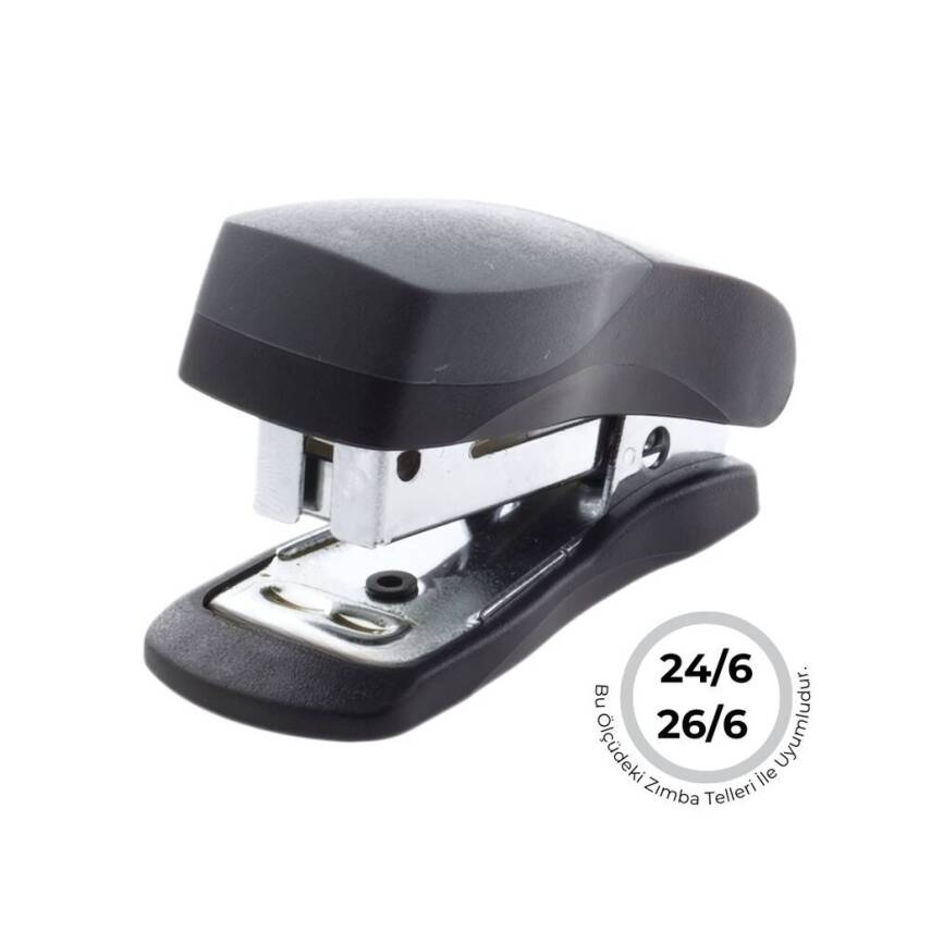 Bigpoint Zımba, 50’li, 24/6-26/6 Uyumlu, Cep Tipi, Pratik, Siyah - 2