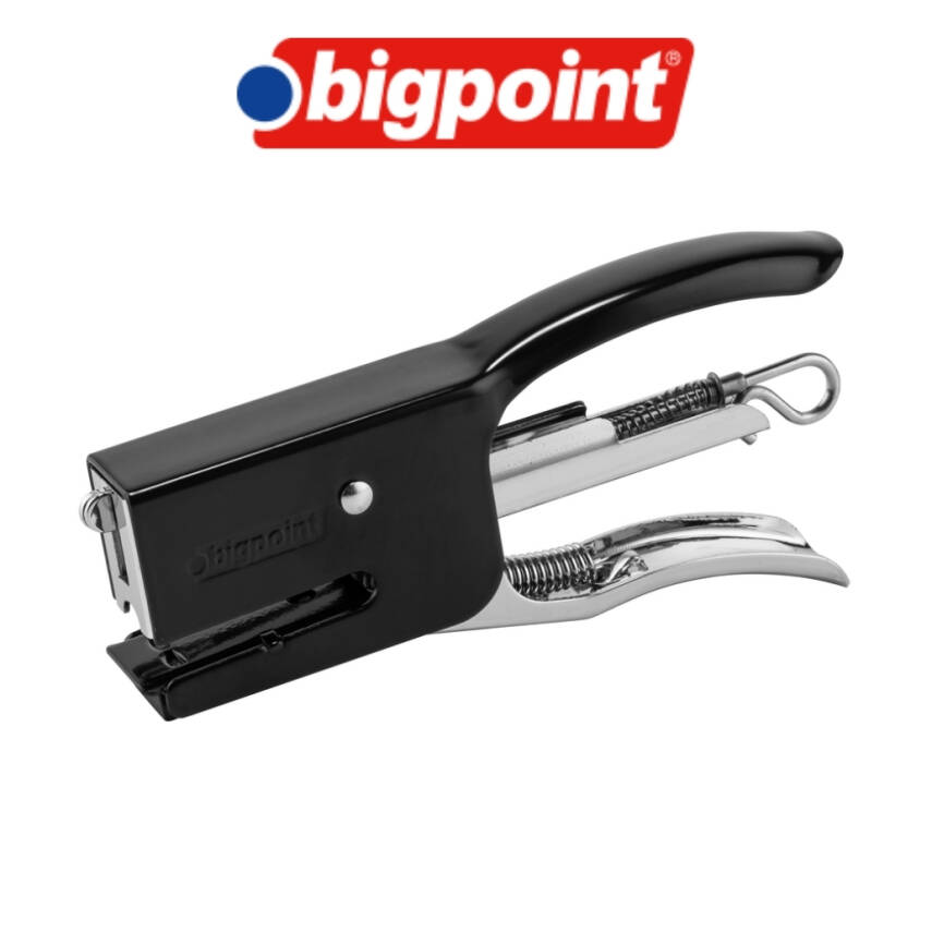 Bigpoint Zımba Makinesi, No:10, Metal Aksam, 12 Sayfa Kapasite, Siyah - 2