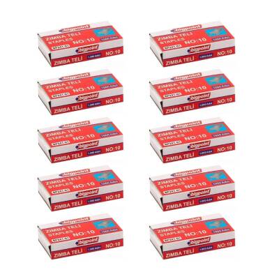Bigpoint Zımba Teli, 1000 Adet, 10 Adet Kutu, No: 10 Zımba ile Uyumlu - 2
