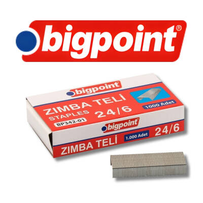 Bigpoint Zımba Teli, 1000’li, No: 24/6, 26/6 Zımba Uyumlu, Dayanıklı - 3
