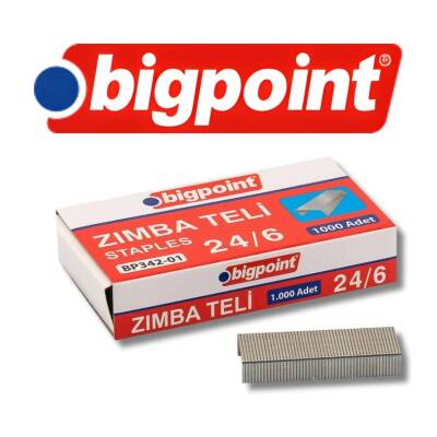 Bigpoint Zımba Teli, 1000’li, No: 24/6, 26/6 Zımba Uyumlu, Dayanıklı - 3