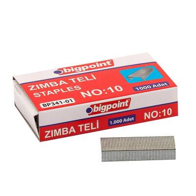 Bigpoint Zımba Teli, 1000’li, No:10 Uyumlu, Dayanıklı ve Güçlü - Bigpoint