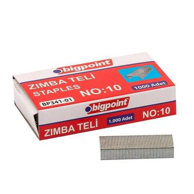 Bigpoint Zımba Teli, 1000’li, No:10 Uyumlu, Dayanıklı ve Güçlü - Bigpoint