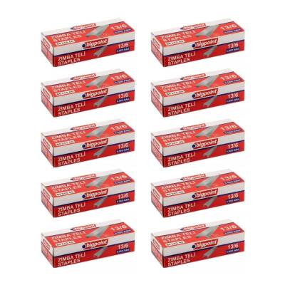 Bigpoint Zımba Teli No: 13/6, 5000 Adet, 10 Adet Kutu, 6 mm Kalınlık - 2