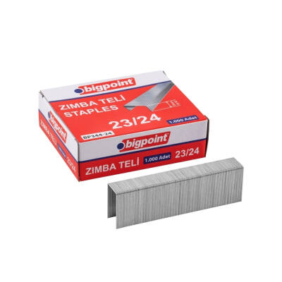 Bigpoint Zımba Teli No: 23/24, 1000 Adet, 240 Sayfaya Kadar Uyumlu - Bigpoint