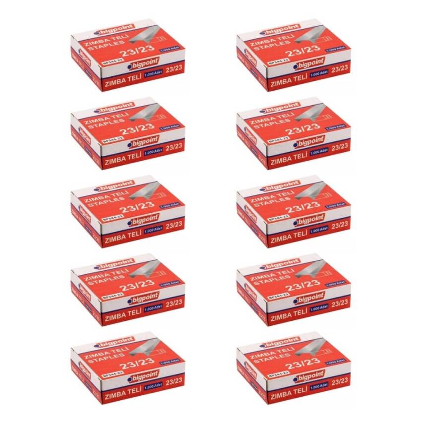 Bigpoint Zımba Teli No: 23/23, 1000 Adet, 10 Adet Kutu, 230 Sayfa Uyum - 2