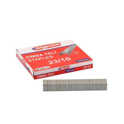 Bigpoint Zımba Teli No:23/10, 1000 Adet, 70 Sayfaya Kadar Uyumlu - Bigpoint