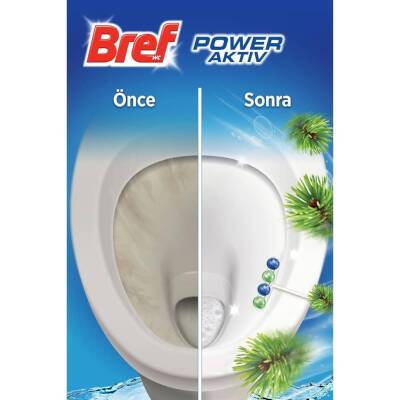 Bref Klozet Kokusu, Power Aktif, 100 gr, İkili 8 Top, Çam Kokulu - 2