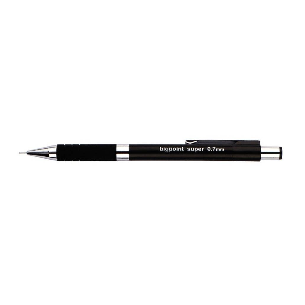 Bigpoint Super Versatil Kalem, 0.7mm, Metal Uç, Ergonomik Gövde, Siyah