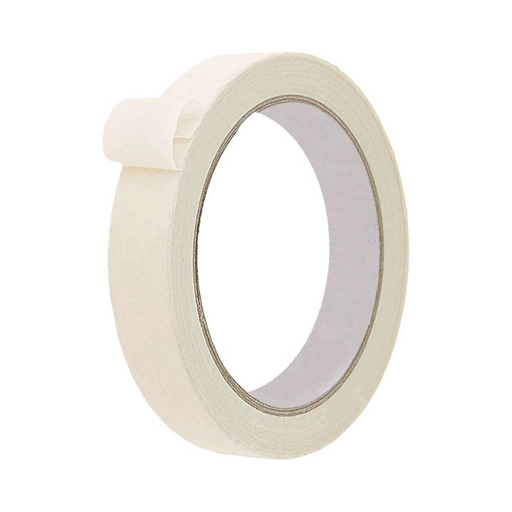 Dayson Universal Maskeleme Bandı, 18 mm x 35 m, Beyaz, Güçlü Yapışma