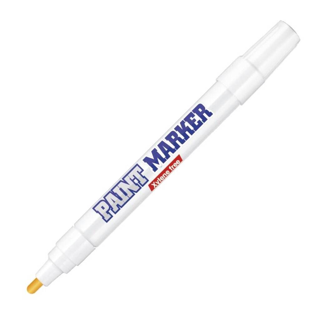 Bigpoint Yuvarlak Uçlu Paint Marker, Kalın, Endüstriyel Kalıcı, Altın