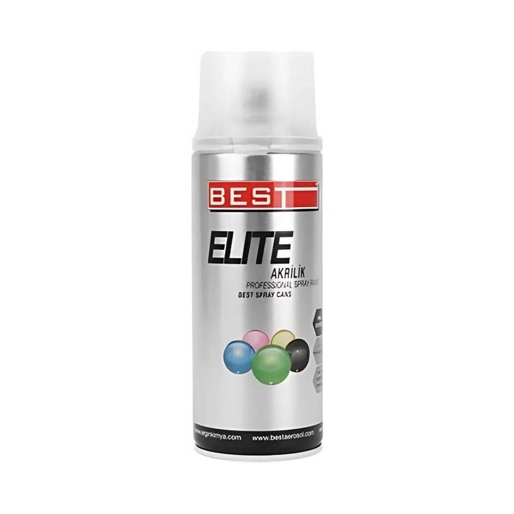 Best Elite Akrilik Sprey Boya, RAL= 9082 - Gümüş,  400 ml, Dayanıklı