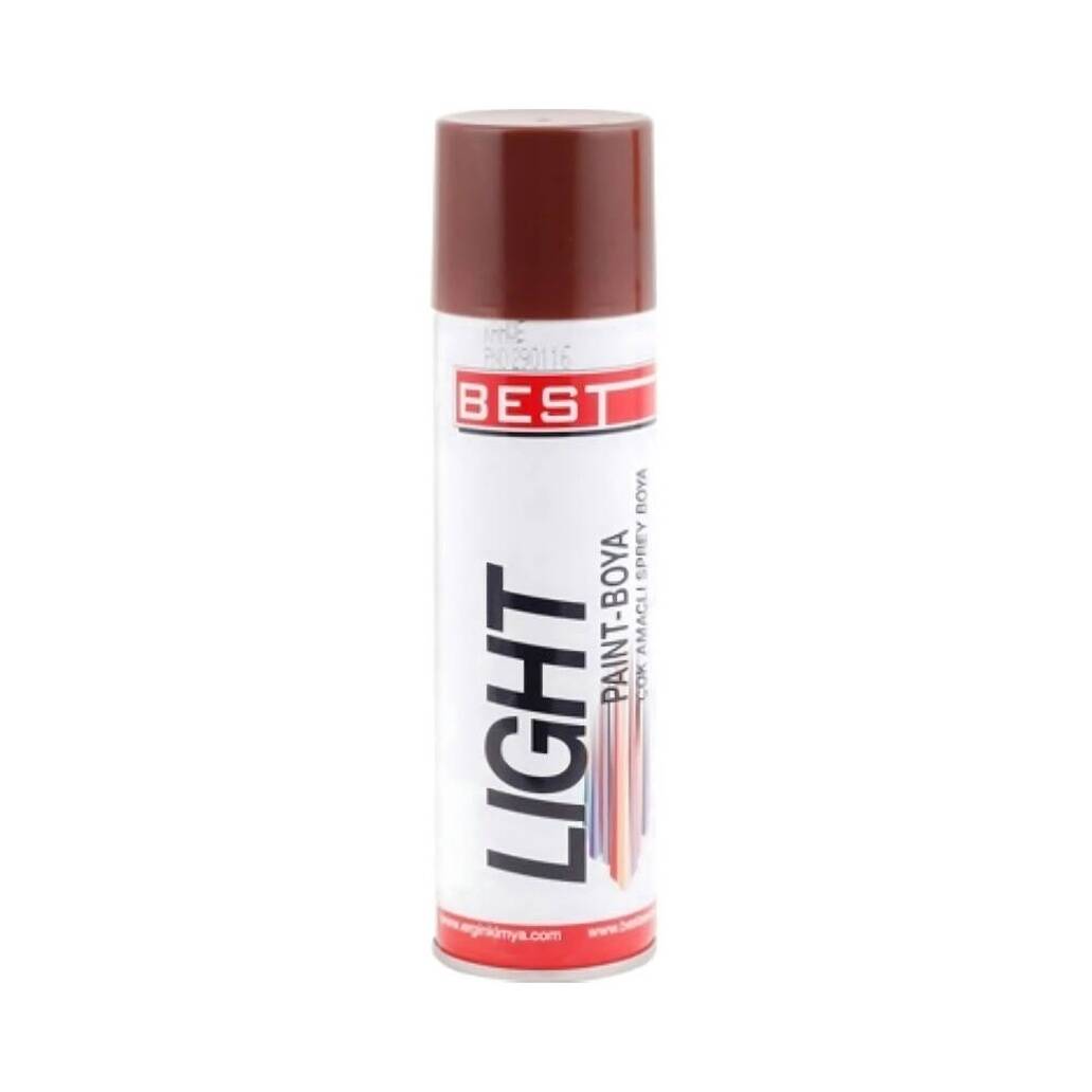 Best Light Çok Amaçlı Sprey Boya, Kahverengi, 400 ml, Hızlı Kurur
