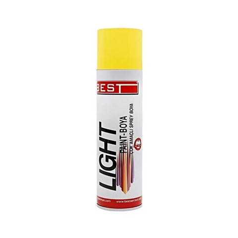 Best Light Çok Amaçlı Sprey Boya, Sarı, 400 ml, Hızlı Kuruyan Yapı