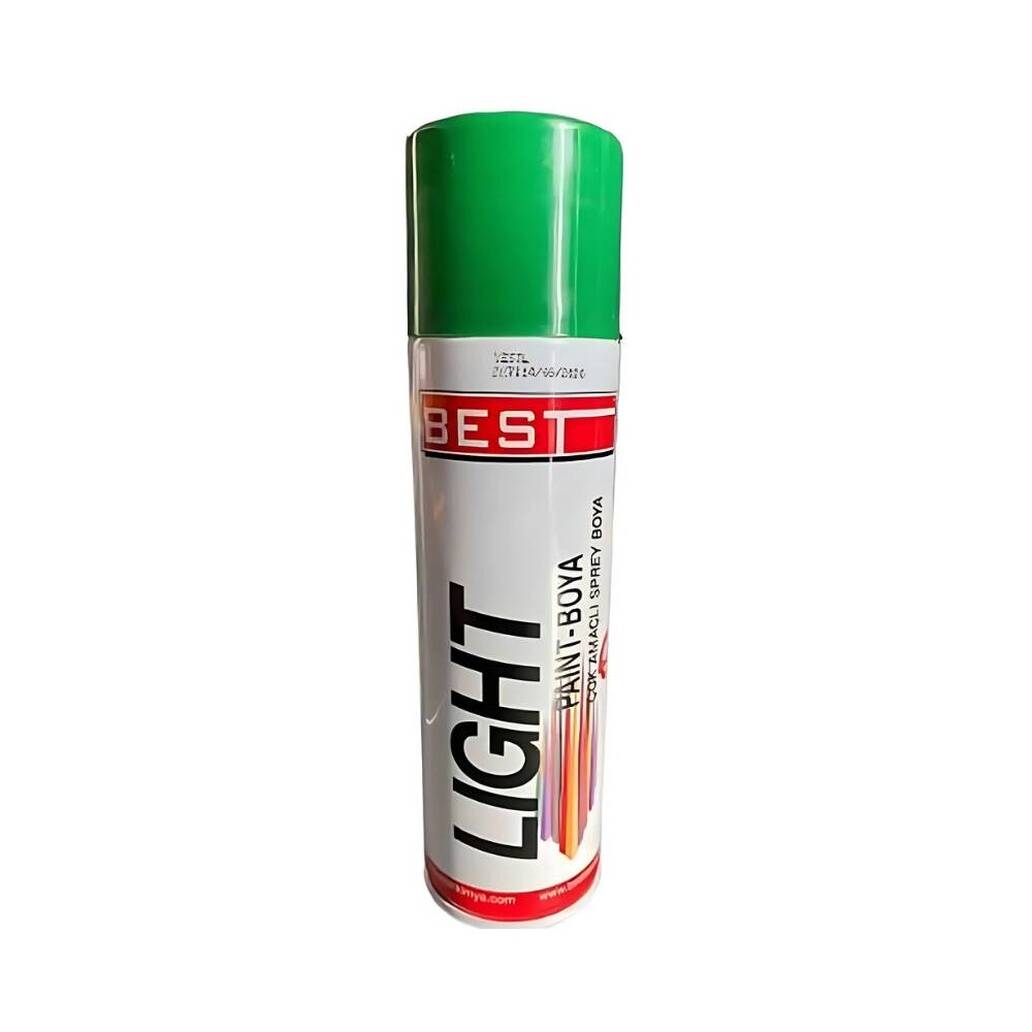 Best Light Çok Amaçlı Sprey Boya, Yeşil, 400 ml, Hızlı Kuruyan Yapı