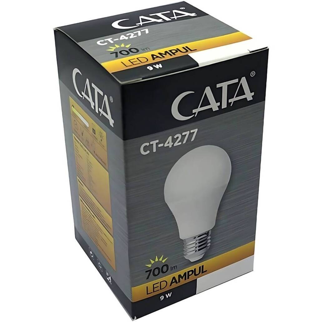 Cata LED Ampul, E27, 9 W, 6400 K, Enerji Verimli, Uzun Ömürlü Kullanım