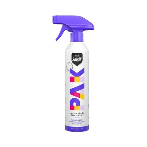 Selsil PAK Mucize Köpük Temizleyici, 500 ml, Sprey, Derin Temizlik