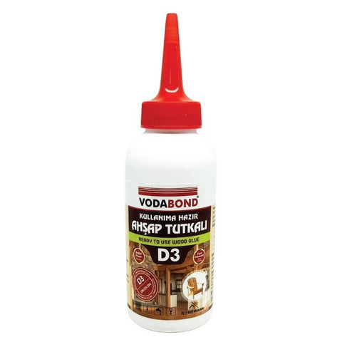 Vodabond D-3 Ahşap Tutkalı, 150 gr, Şeffaf, Dayanıklı ve Hızlı Kuruyan