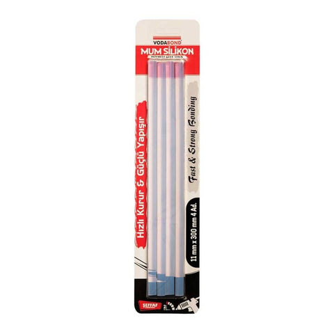 Vodaseal Mum Silikon, 4'lü Paket, 11 mm, 300 mm, Uzun Süre Dayanıklı