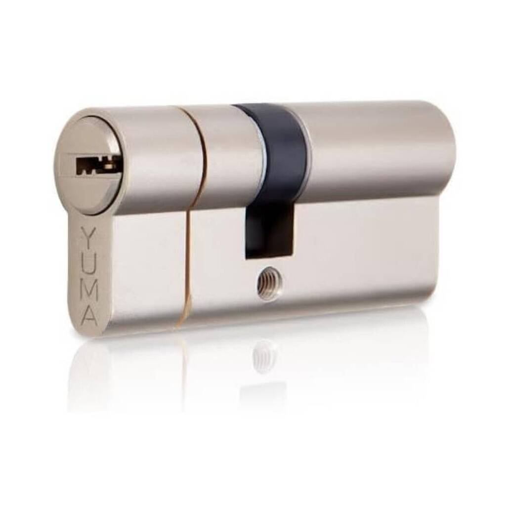 YUMA Kilit Göbeği, Bilyalı Çelik Kapı Kilidi, 68 mm, Nikel
