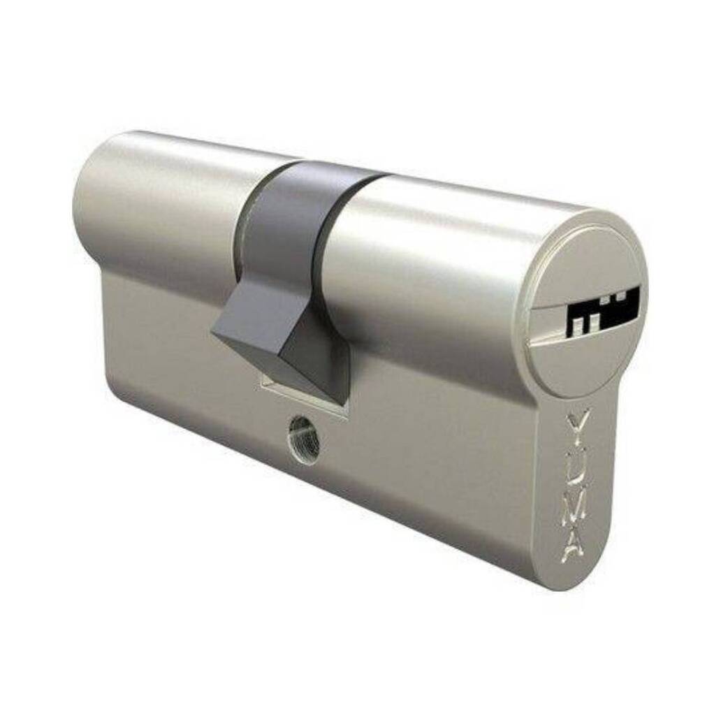YUMA Kilit Göbeği, Bilyalı Çelik Kapı Kilidi, 68 mm, Nikel