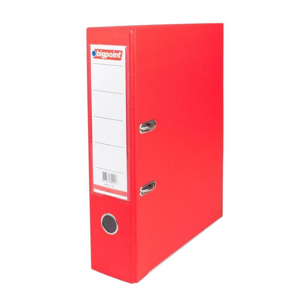 Bigpoint Geniş Klasör, 2 Halka Mekanizma, 480 Sayfa Kapasite, Kırmızı
