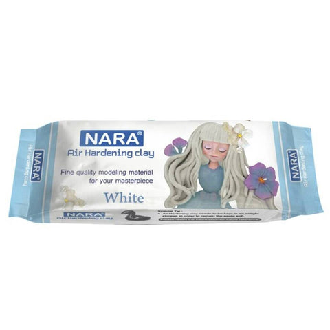 Bigpoint Nara Hava Kuruyan Kil 500 gr, Çatlamaz, Fırınlanabilir, Beyaz