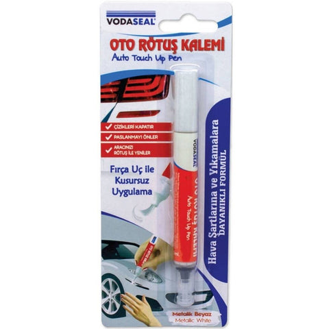 Vodaseal Oto Rötuş Kalemi, Beyaz, 5 ml, Dayanıklı Çizik Kapayıcı
