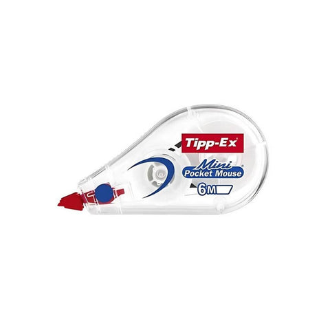 Tipp-Ex Mini Pocket Mouse Şerit Silici, 5mm x 6m, Yırtılmaya Dayanıklı