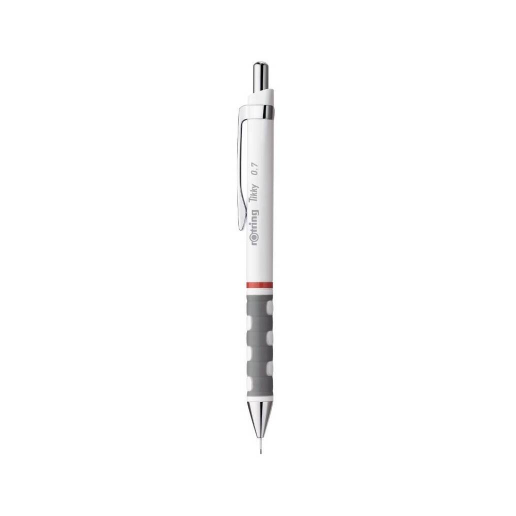 Rotring Tikky Versatil Kalem, 0.7 mm, Dayanıklı Ergonomik Yapı, Beyaz