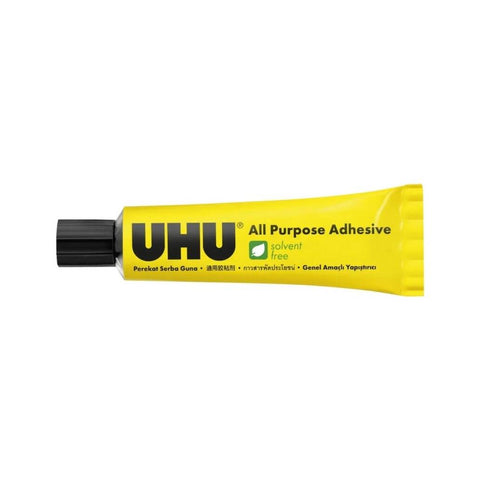 Uhu Genel Amaçlı Sıvı Yapıştırıcı, 20 ml, Şeffaf, Solvent İçermez