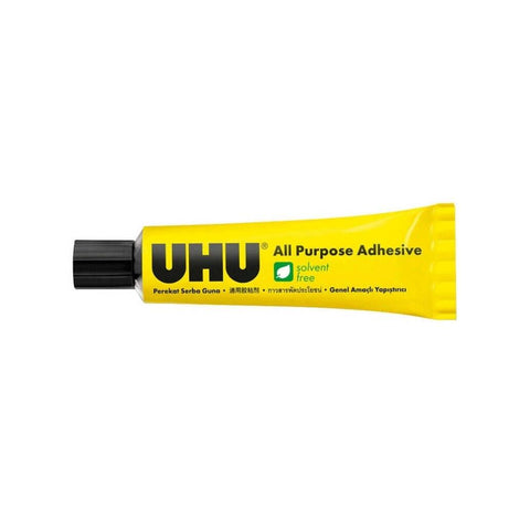 Uhu Genel Amaçlı Sıvı Yapıştırıcı, 33 ml, Şeffaf, Solvent İçermez