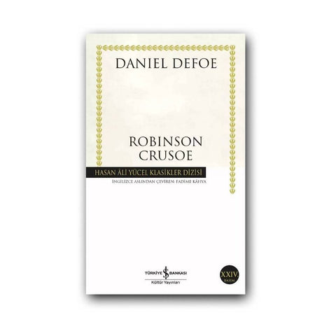 Robinson Crusoe, Daniel Defoe, 100 Temel Eser, Roman, Karton Kapak