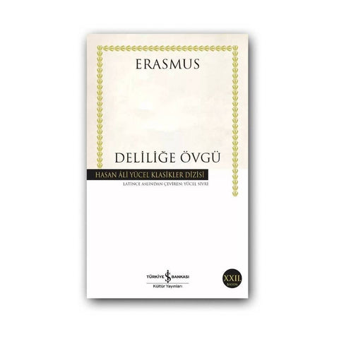 Deliliğe Övgü, Erasmus, Klasik Felsefe Eseri, Karton Kapak