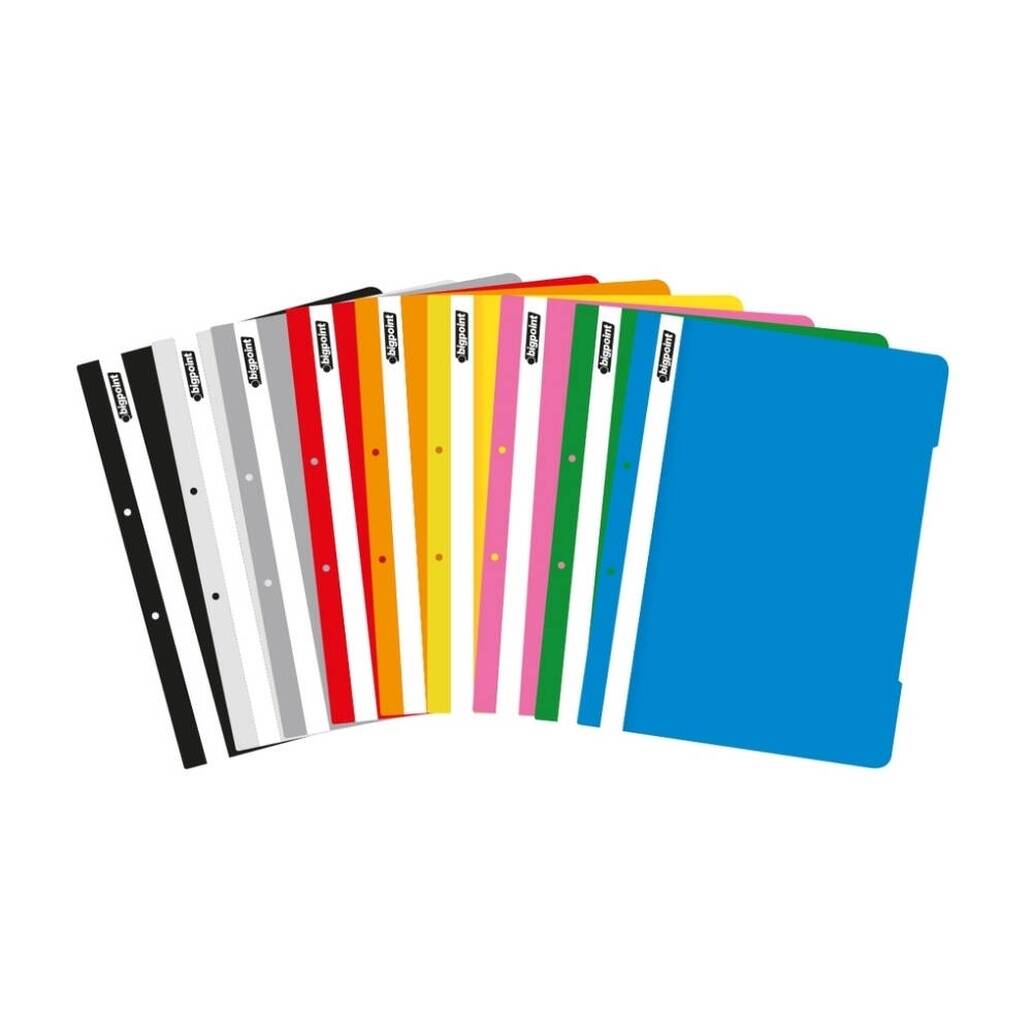 Bigpoint Telli Dosya, 50'li Paket, Standart, A4, Metal Tel, Yeşil
