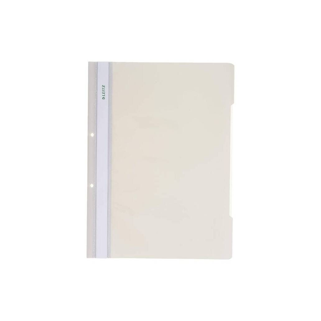 Leitz Telli Dosya, 10 Adet, 50'li Paket, A4, 2 Delikli, Gri