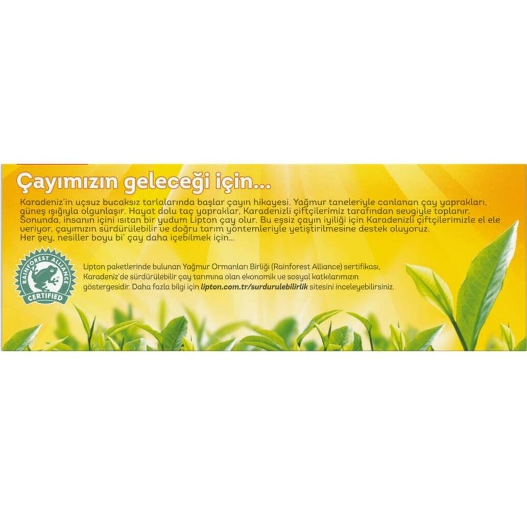 Lipton Bardak Poşet Çay, Yellow Label, 100'lü Paket, Lezzetli