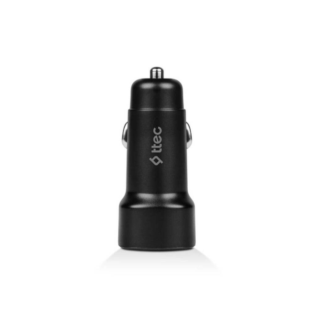 Ttec PD Araç Şarj Aleti, 30W, PD, USB-C, Akım Korumalı, Siyah