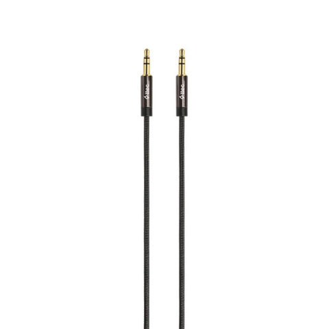 Ttec Stereo Premium Ses Kablosu, 1 m, 3.5 mm Konnektör, Siyah