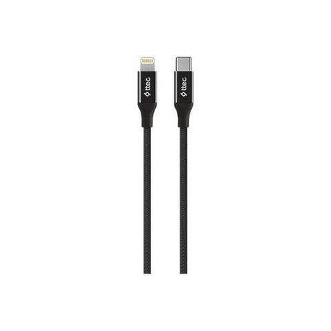 Ttec AlumiCable Hızlı Şarj Kablosu, USB-C - Lightning, 1.5 m, Siyah