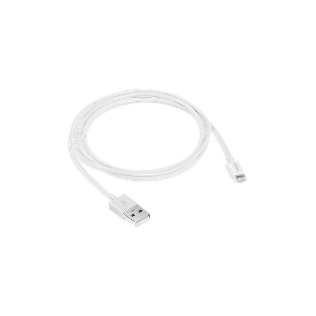 Ttec AlumiCable, Şarj Kablosu, USB-A - Lightning, 1 m, Beyaz