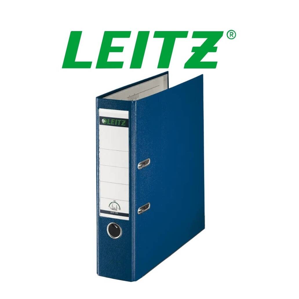 Leitz 180° Büro Klasörü, Plastik, Geniş, A4 Boyut, Mavi