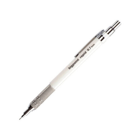 Bigpoint Rapid Versatil Kalem, 0.7 mm, Metal Uçlu, Beyaz