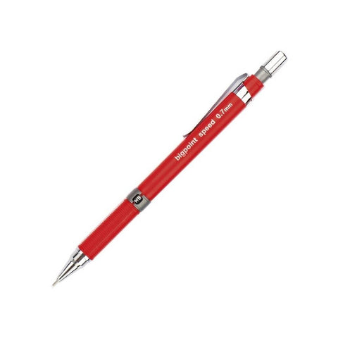 Bigpoint Speed Versatil Kalem, 0.7 mm, Gizlenebilir Uçlu, Kırmızı