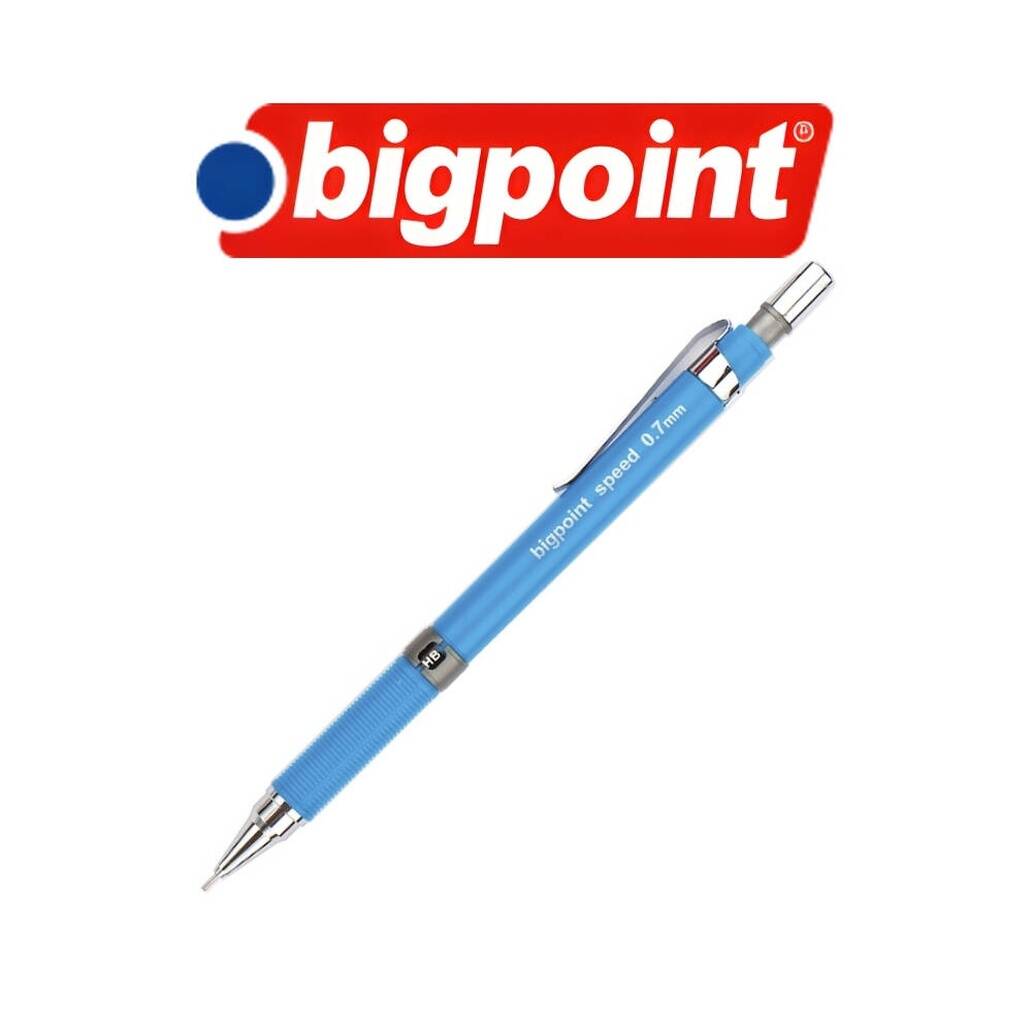 Bigpoint Speed Versatil Kalem, 0.7 mm, Gizlenebilir Uçlu, Mavi