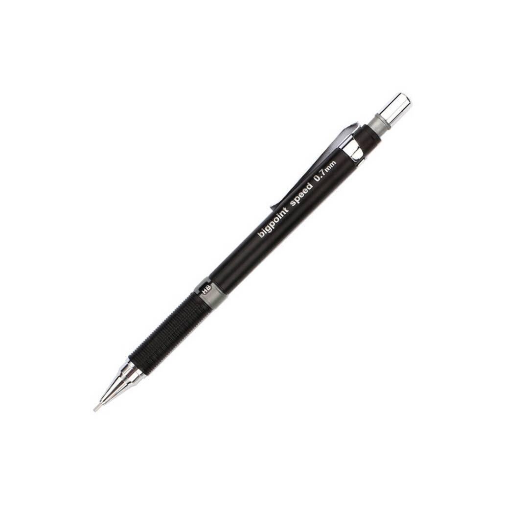 Bigpoint Speed Versatil Kalem, 0.7 mm, Gizlenebilir Uçlu, Siyah