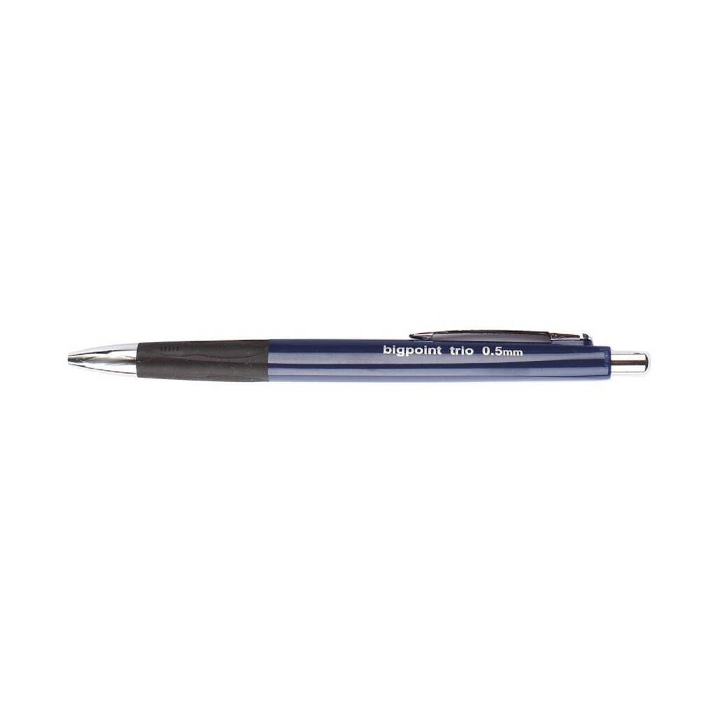 Bigpoint Trio Versatil Kalem, 0.5 mm, Gizlenbilir Uçlu, Mavi