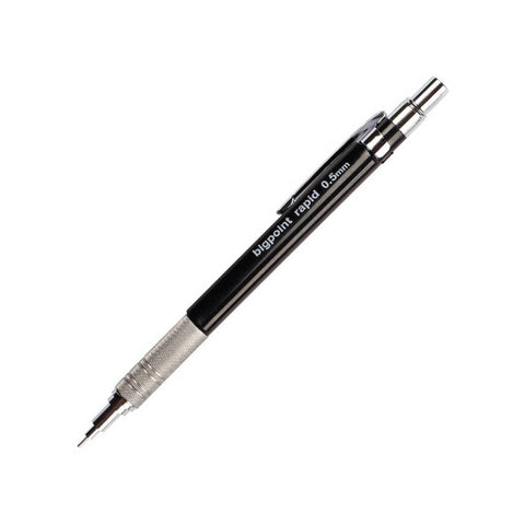Bigpoint Rapid Versatil Kalem, 0.5 mm, Metal Uçlu, Siyah