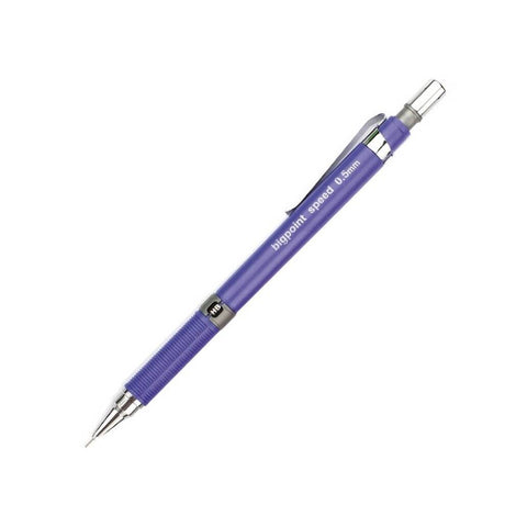 Bigpoint Speed Versatil Kalem, 0.5 mm, Gizlenebilir Uçlu, Mor