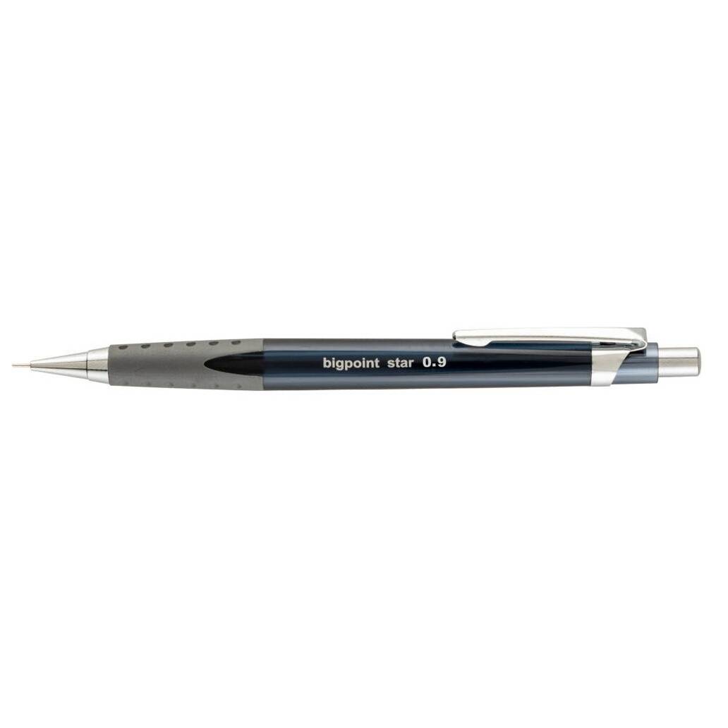 Bigpoint Star Versatil Kalem, 0.9 mm, Metal Uçlu, Siyah